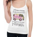 T-shirt femme - Pooky prend son pied dans le van